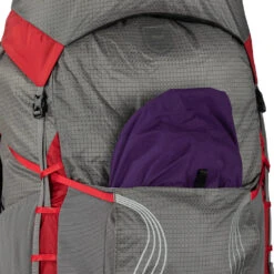 Osprey Eja Pro 55 Tursekk Dame -Osprey Butikk 0029 EjaPro S23 Detail1 DaleGreyPoinsettaRed 10004716 10004717 web