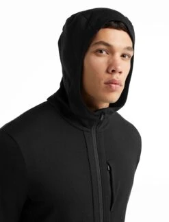 Icebreaker Quantum III LS Zip Hood Herre -Osprey Butikk 0A59JX001 4