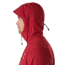 Arcteryx Squamish Hoody Herre -Osprey Butikk 13647 Squamish Hoody M Red Beach Hood Side View S18