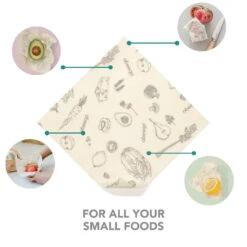 Reusable Beeswax Food Wrap Matpapir (1pk) 9 Reusable Beeswax Food Wrap Matpapir (1pk) -Osprey Butikk Abeego Beeswax Matpapir Small bruk