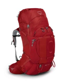 Osprey Ariel Plus 70 Fjellsekk Dame -Osprey Butikk Ariel Plus 70 S21 Side Carnelian Red web
