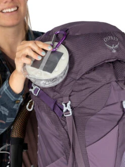 Osprey Aura AG 50 Tursekk Dame -Osprey Butikk AuraAG 50L S22 Detail6 EnchantmentPurple web