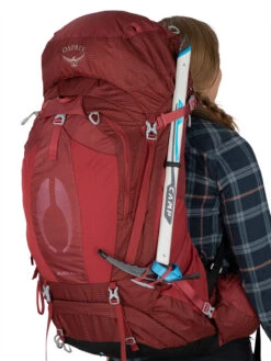 Osprey Aura AG 65 Tursekk Dame -Osprey Butikk AuraAG 65L S22 Detail4 BerrySorbetRed web