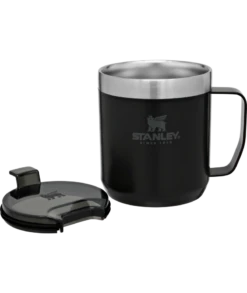 Stanley Classic Camp Mug 0,35L Termokrus -Osprey Butikk B2B Large PNG Classic Camp Mug 12oz M.Black Exploded 1800x1800 cc75c789 7ca2 4589 b196 bbc954fd13f1