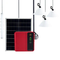 Home 600 Solar System (Solcellebelysning) -Osprey Butikk BRIGHT Home 600 Solar Home System Solcellelader og belysning