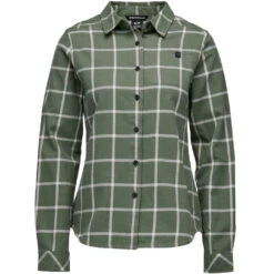 Black Diamond Serenity Flanellskjorte (Dame) -Osprey Butikk Black Diamond Serenity Flanellskjorte Dame Laurel Ice Pink Plaid produktbilde