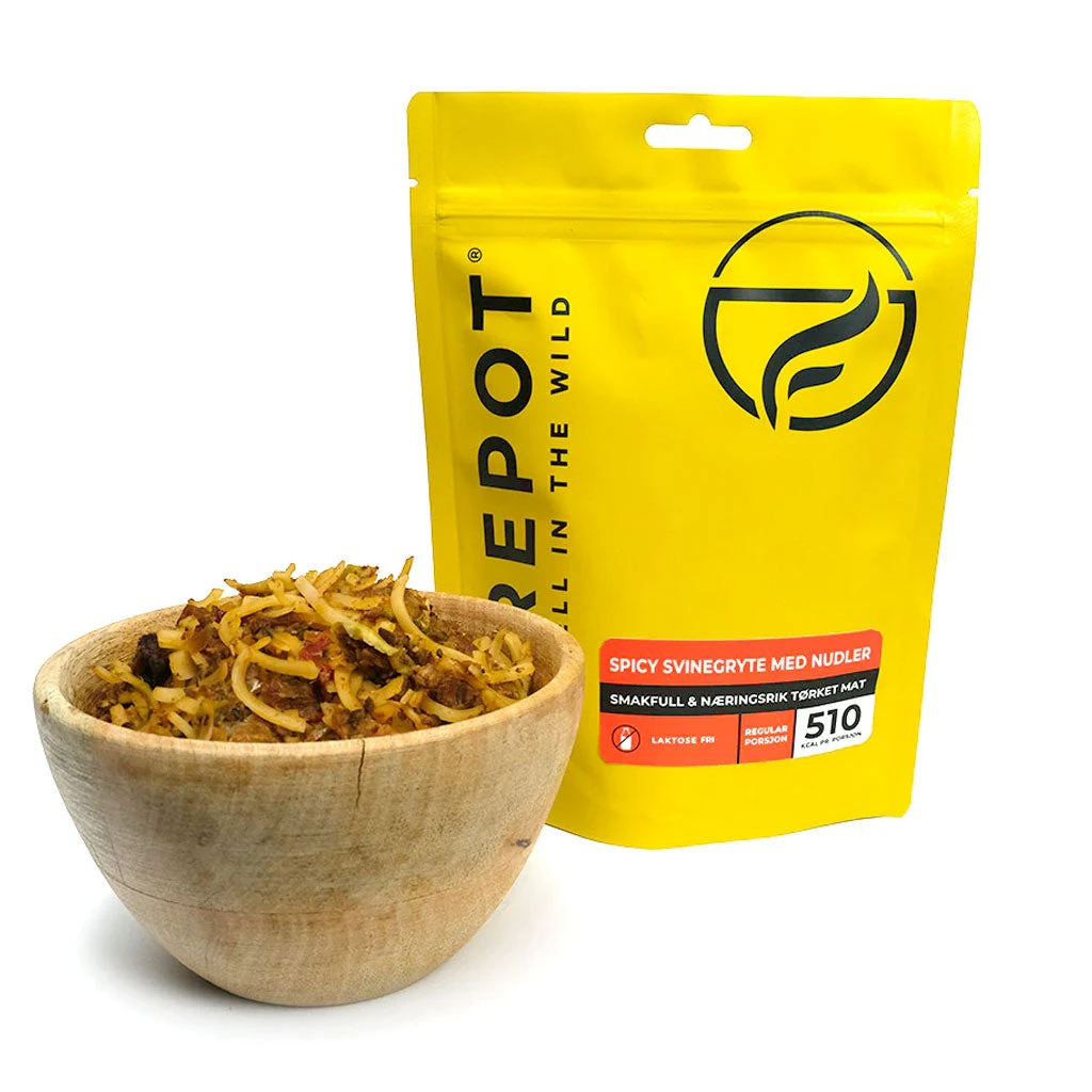 Spicy Svinegryte Med Nudler (Laktosefri) 1 Spicy Svinegryte Med Nudler (Laktosefri)