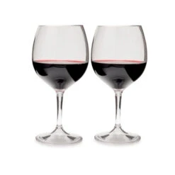 GSI Outdoors Nesting Red Wine Glass Set (2pk)