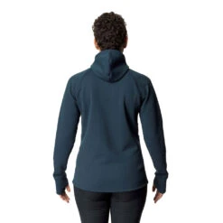 Houdini Mono Air Houdi Hettegenser (Dame) -Osprey Butikk Houdini Mono Air Houdi Hettegenser Dame Blue Illusion modell bak