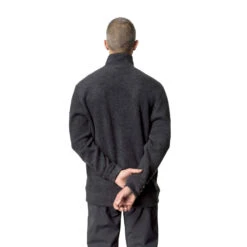 Houdini Alto Halfzip Fleecegenser (Herre) -Osprey Butikk Houdini Alto Half Zip Fleecegenser Herre True Black modell bak