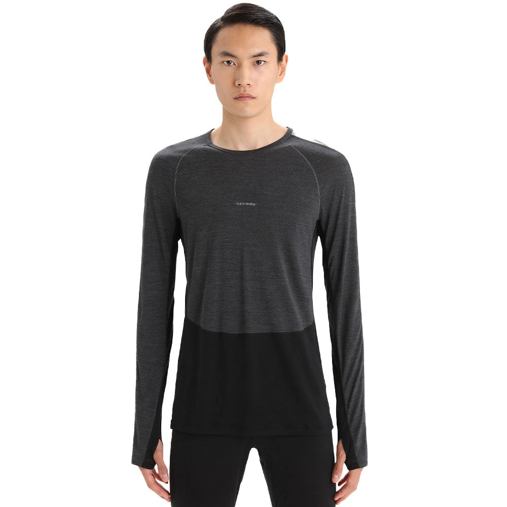 Icebreaker 125 ZoneKnit LS Crewe (Herre) 1 Icebreaker 125 ZoneKnit LS Crewe (Herre)