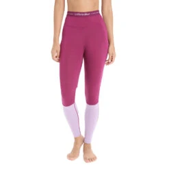 Icebreaker 125 ZoneKnit Leggings (Dame) -Osprey Butikk Icebreaker 125 zoneknit leggings dame go berry purple gaze