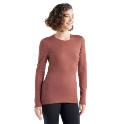 Icebreaker 200 Oasis LS Crewe (Dame) -Osprey Butikk Icebreaker 200 Oasis Crew Dame Grape modell