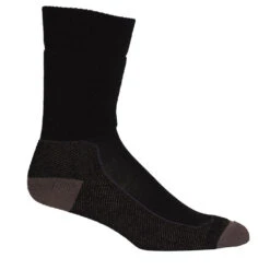 Icebreaker Hike+ Medium Crew Ullsokker (Herre) -Osprey Butikk Icebreaker Anatomica Hike Medium Cushion Crew Herre Black Mink Monsoon