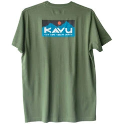 KAVU Klear Above Etch Art T-skjorte -Osprey Butikk KAVU Etch Art T skjorte Green bak