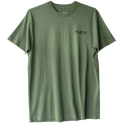 KAVU Klear Above Etch Art T-skjorte -Osprey Butikk KAVU Etch Art T skjorte Green front