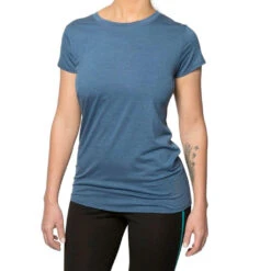 Organic Wool And Silk T-skjorte (Dame) -Osprey Butikk Northern Playground Organic Wool and Silk T skjorte Dame Blue