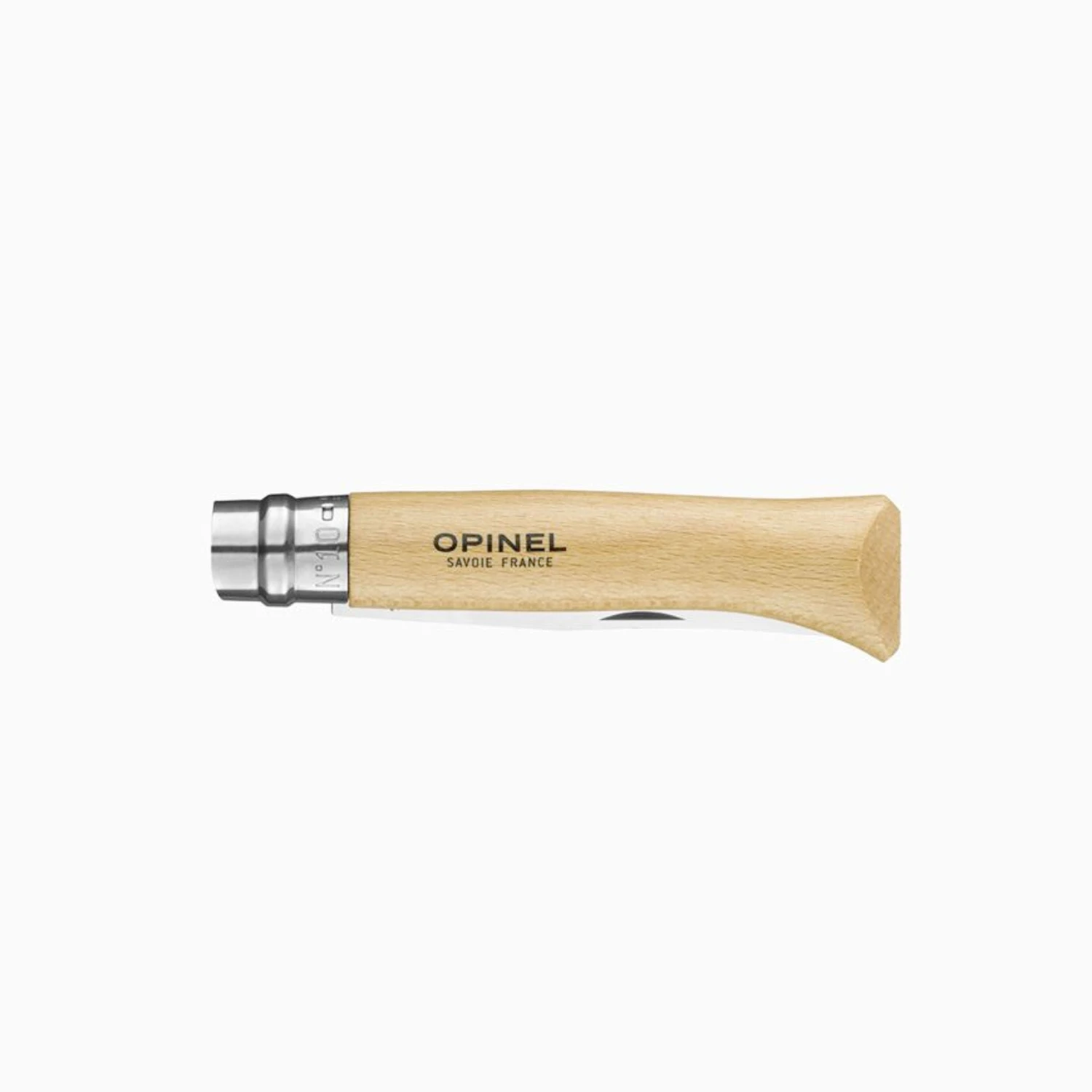 Opinel N°10 Stainless Steel Lommekniv 3 Opinel N°10 Stainless Steel Lommekniv - Bilde 3