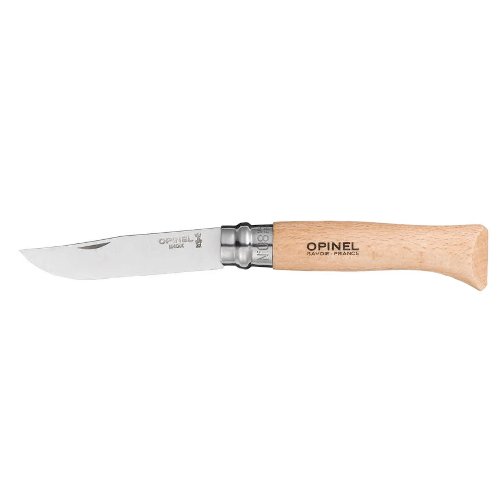 Opinel N°08 Stainless Steel Lommekniv 1 Opinel N°08 Stainless Steel Lommekniv