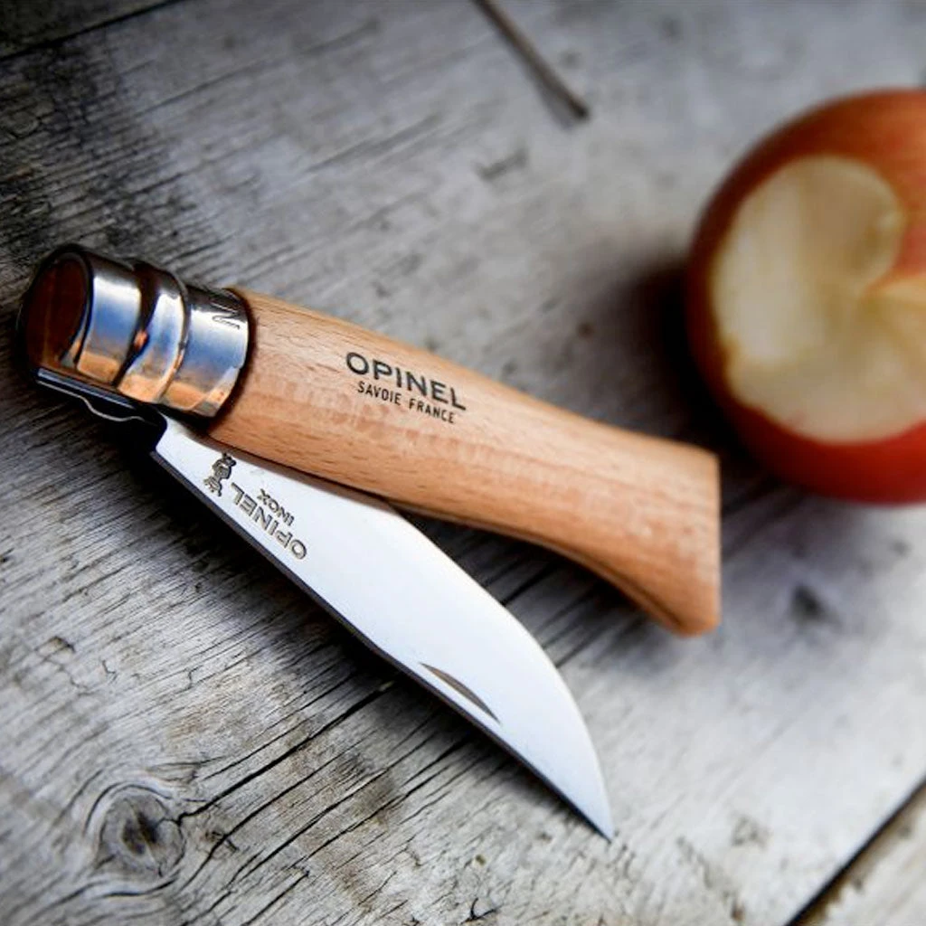 Opinel N°08 Stainless Steel Lommekniv 3 Opinel N°08 Stainless Steel Lommekniv - Bilde 3