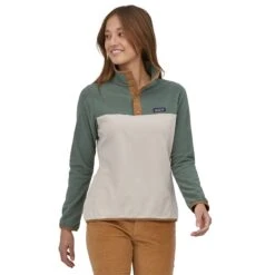 Patagonia Micro D Snap-T Pullover Dame (Pumice)