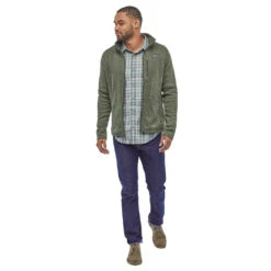 Patagonia Better Sweater Jacket Fleecejakke (Herre) -Osprey Butikk Patagonia Better Sweater Jacket Fleecejakke Herre Industrial Green Modell Helfigur