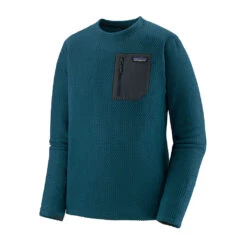 Patagonia R1 Air Crew Fleecegenser (Herre) -Osprey Butikk Patagonia R1 Air Crew Fleecegenser Herre Crater Blue