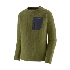 Patagonia R1 Air Crew Fleecegenser (Herre) -Osprey Butikk Patagonia R1 Air Crew Fleecegenser Herre Palo Green