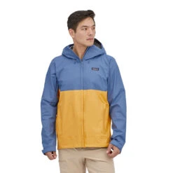 Patagonia Torrentshell 3L Jacket Regnjakke (Herre) -Osprey Butikk Patagonia Torrentshell 3L Jacket Regnjakke Herre Current Blue modell front