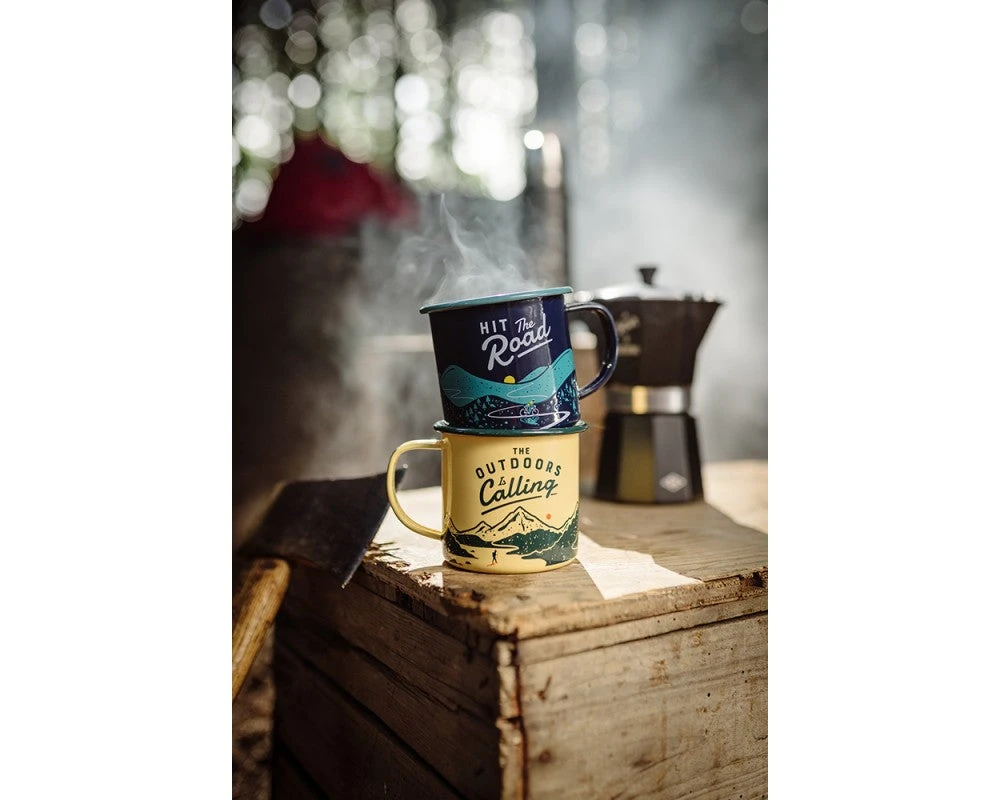 Emaljekopp "Hit The Road" 2 Emaljekopp "Hit The Road" - Bilde 2
