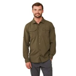 Craghoppers Nosilife Adventure II LS Shirt -Osprey Butikk Web version CMS605 7PF DarkMoss 2