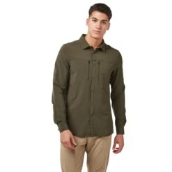 Craghoppers Nosilife Pro III LS Shirt Herre 26 Craghoppers Nosilife Pro III LS Shirt Herre -Osprey Butikk Web version CMS621 J77 WoodlandGreen 2