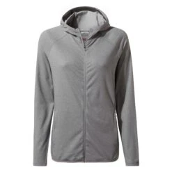 Craghoppers Nosilife Nilo Hooded Top Dame -Osprey Butikk Web version CWT1256 X98 CloudGreyMarl 1