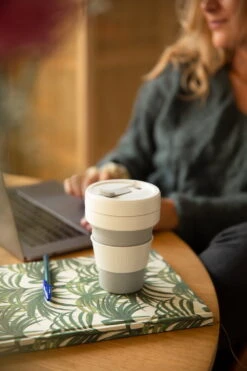 Stojo Pocket Sammenleggbar Kaffekopp -Osprey Butikk fw less trash 90